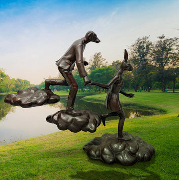 They Were the Cloud Walkers (Bronze Sculpture)