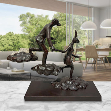 They Had a Stairway to Heaven (Bronze Sculpture)