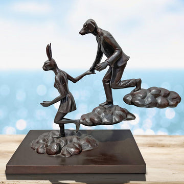 They Had a Stairway to Heaven (Bronze Sculpture)