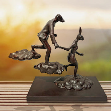 They Had a Stairway to Heaven (Bronze Sculpture)