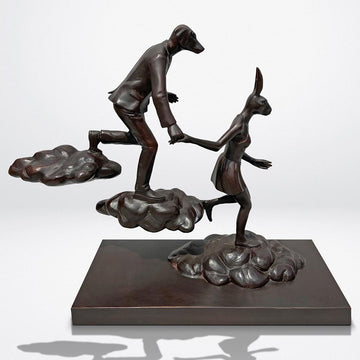 They Had a Stairway to Heaven (Bronze Sculpture)