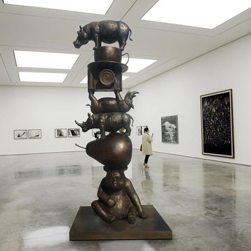 Animal Compassion Towers (Bronze Sculpture)