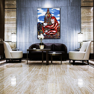 He loved New York and New York loved him (Original Painting)