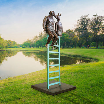 They Were on a High (Bronze Sculpture)