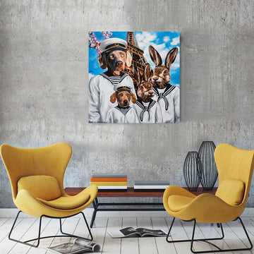 They were a crazy family (Original Painting)