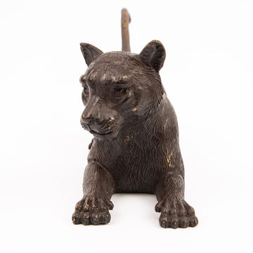The Cub Crouched Low (Bronze Sculpture)