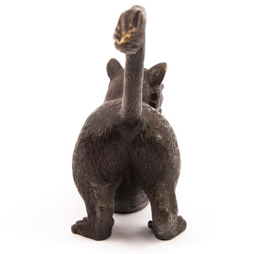 The Cub Crouched Low (Bronze Sculpture)