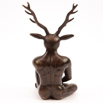 The Pearfect Deer (Bronze Sculpture, Pocket Size)
