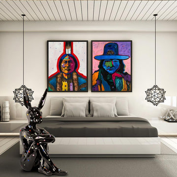 Ruby Rabbit (Fibreglass Sculpture)