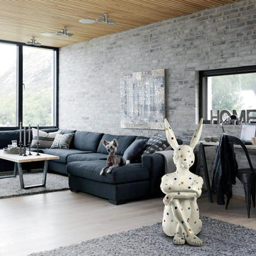 Ruby Rabbit (Fibreglass Sculpture)