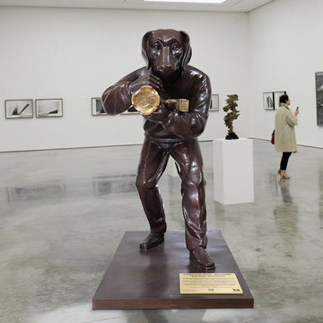 Paparazzi Pack (Bronze Sculpture)