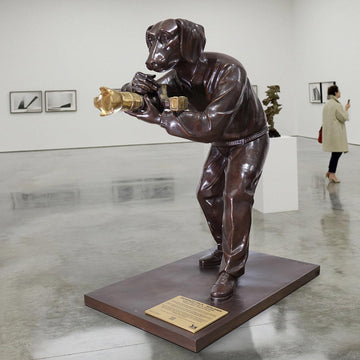 Paparazzi Pack (Bronze Sculpture)