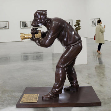 Paparazzi Pack (Bronze Sculpture)
