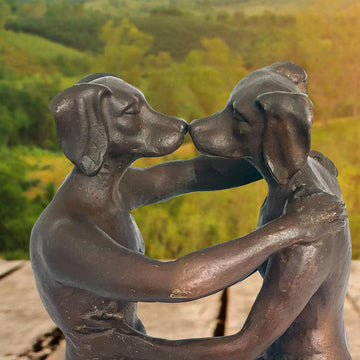 He Was in Love with His Better Self (Bronze Sculpture, Pocket Size)