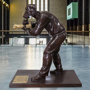 Paparazzi Pack (Bronze Sculpture)