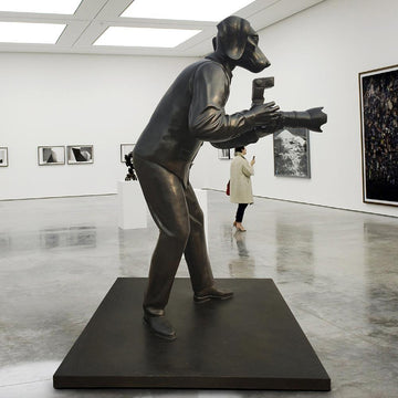 Paparazzi City Dogman (Bronze Sculpture)