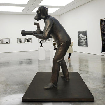 Paparazzi City Dogman (Bronze Sculpture)