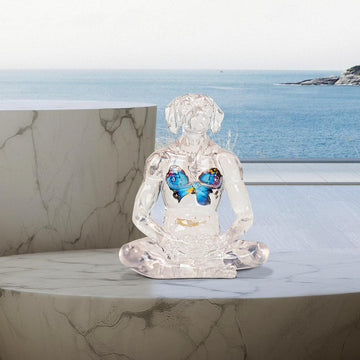 He Had Butterflies in His Heart (Resin Sculpture)