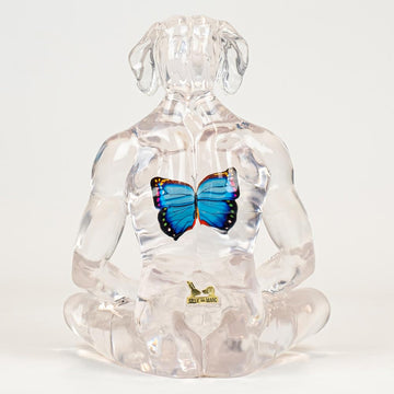 He Had Butterflies in His Heart (Resin Sculpture)