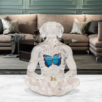 He Had Butterflies in His Heart (Resin Sculpture)