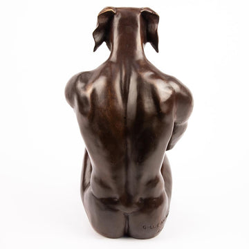 He Screamed for the Golden Ice Cream (Bronze Sculpture)