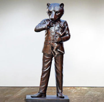 Dr. Bear Evil (Bronze Sculpture)