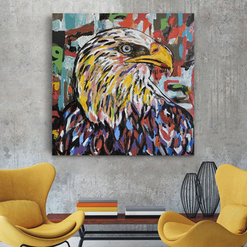 The Eagle Was Always Sharp (Original Painting)