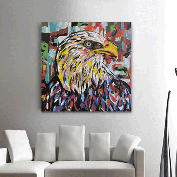 The Eagle Was Always Sharp (Original Painting)