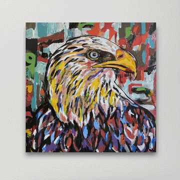 The Eagle Was Always Sharp (Original Painting)