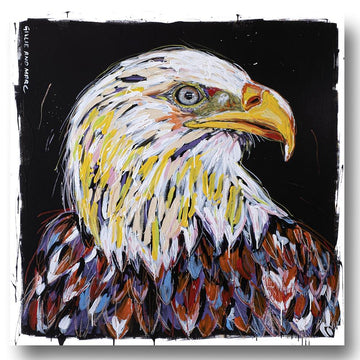 The bald eagle was the king in the air (Original Painting)