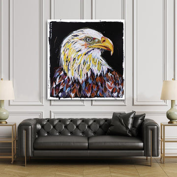 The bald eagle was the king in the air (Original Painting)