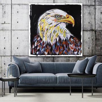 The bald eagle was the king in the air (Original Painting)
