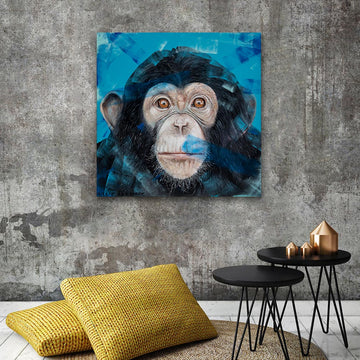 Wild about eastern chimps (Original Painting)