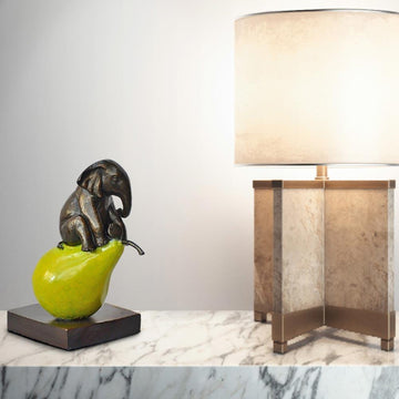 The Elephant Was Just Pearfect (Bronze Sculpture, Small)