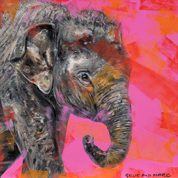 Wild about elephants (Original Painting)