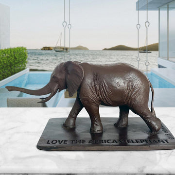 Love the African Elephant (Bronze Sculpture)
