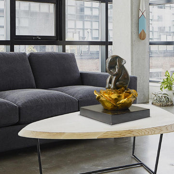 The Elephant Was in Golden Bloom (Bronze Sculpture, Small)