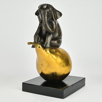 The Elephant Was Just Pearfect (Bronze Sculpture, Small)