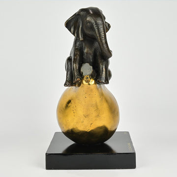 The Elephant Was Just Pearfect (Bronze Sculpture, Small)