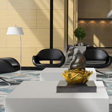 The Elephant Was in Golden Bloom (Bronze Sculpture, Small)