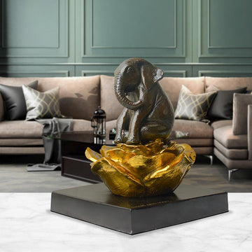 The Elephant Was in Golden Bloom (Bronze Sculpture, Small)