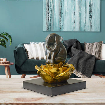 The Elephant Was in Golden Bloom (Bronze Sculpture, Small)