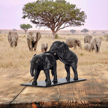 Emoli and Tagwa (Bronze Sculpture)