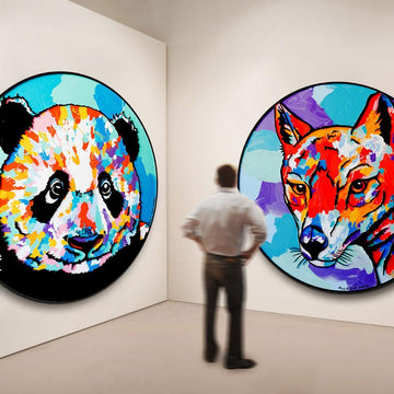 Endangered Animal Woodcut Collection (Original Painting)