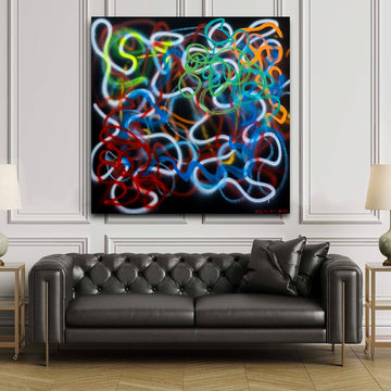 Brainwaves -  Excited (Original Painting)