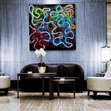 Brainwaves -  Excited (Original Painting)