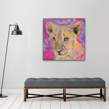 Through her eyes she saw compassion (Original Painting)