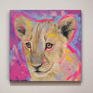 Through her eyes she saw compassion (Original Painting)