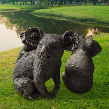 The Koala Family Stuck Together (Bronze Sculpture)