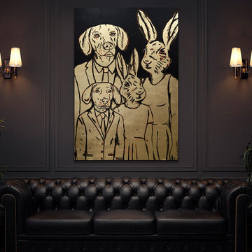 Family Is Always First (Original Painting)